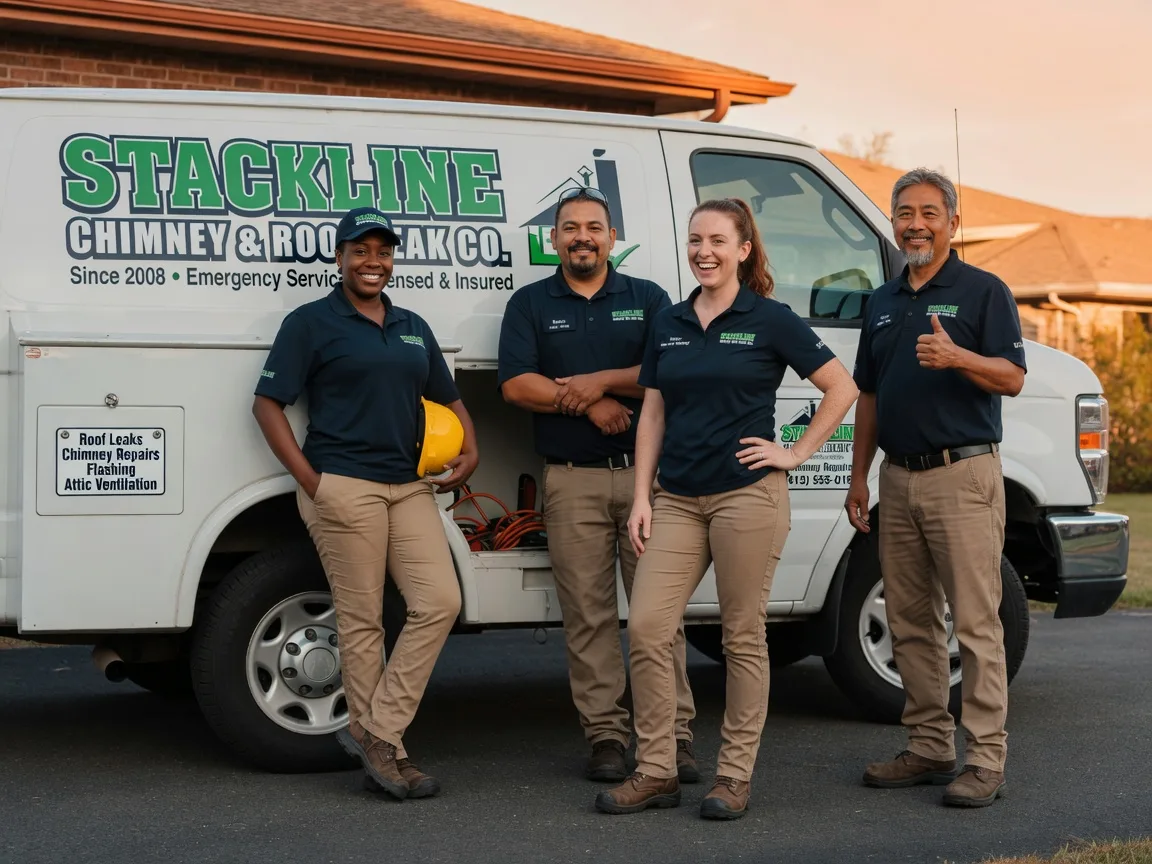 Chimney flashing repair company in Varnell, GA
